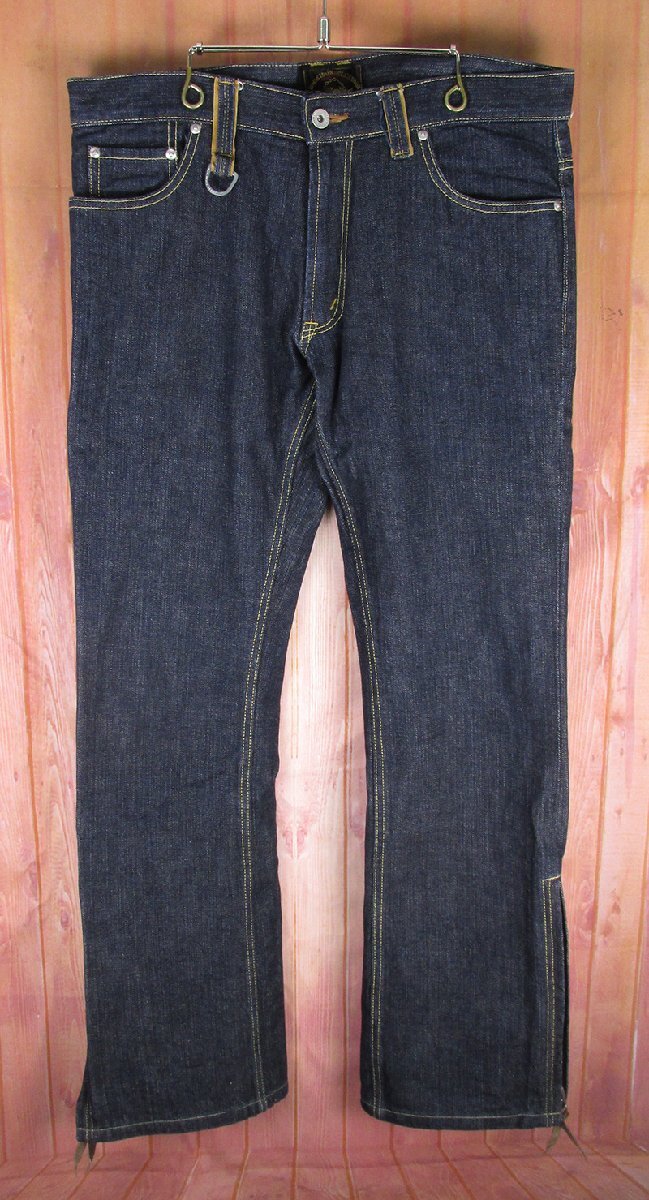 LYP18385 SKULL FLIGHT スカルフライト ジーンズ デニムパンツ ブーツカット W34 美品拍卖