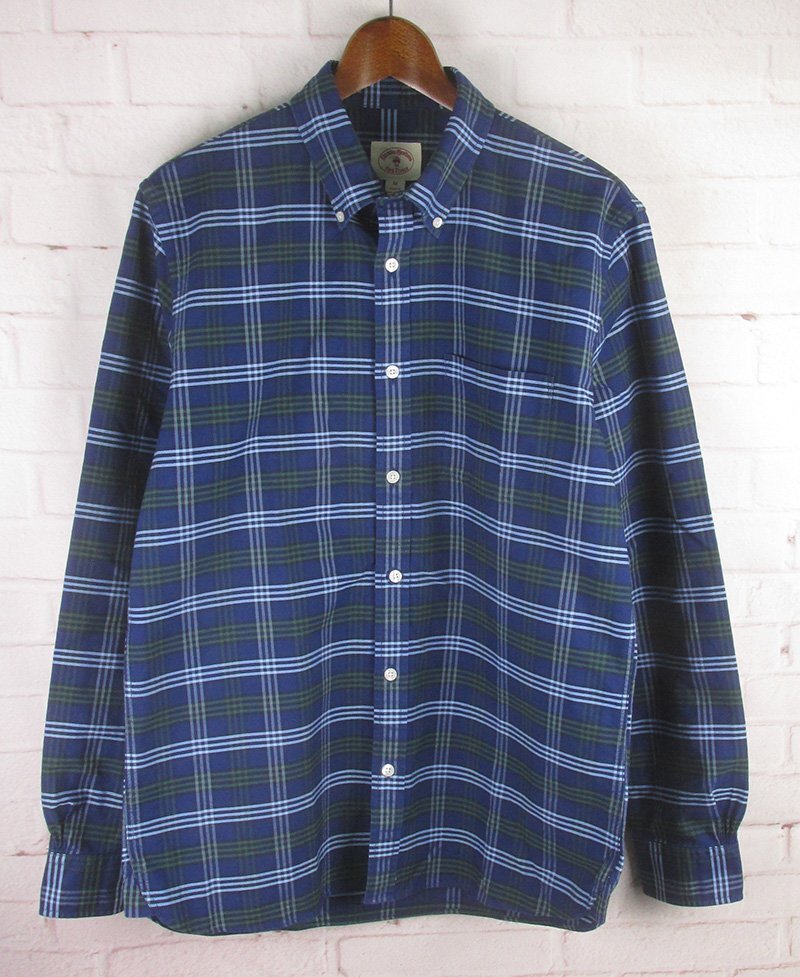 LAS8143 Brooks Brothers ブルックスブラザーズ レッドフリース ボタンダウンシャツ M 美品拍卖
