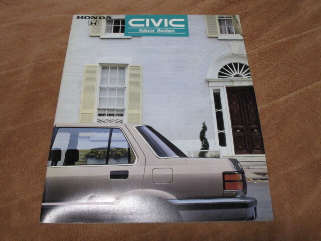 1985年9月発行AJ/AKシビック4ドアセダンのカタログ拍卖