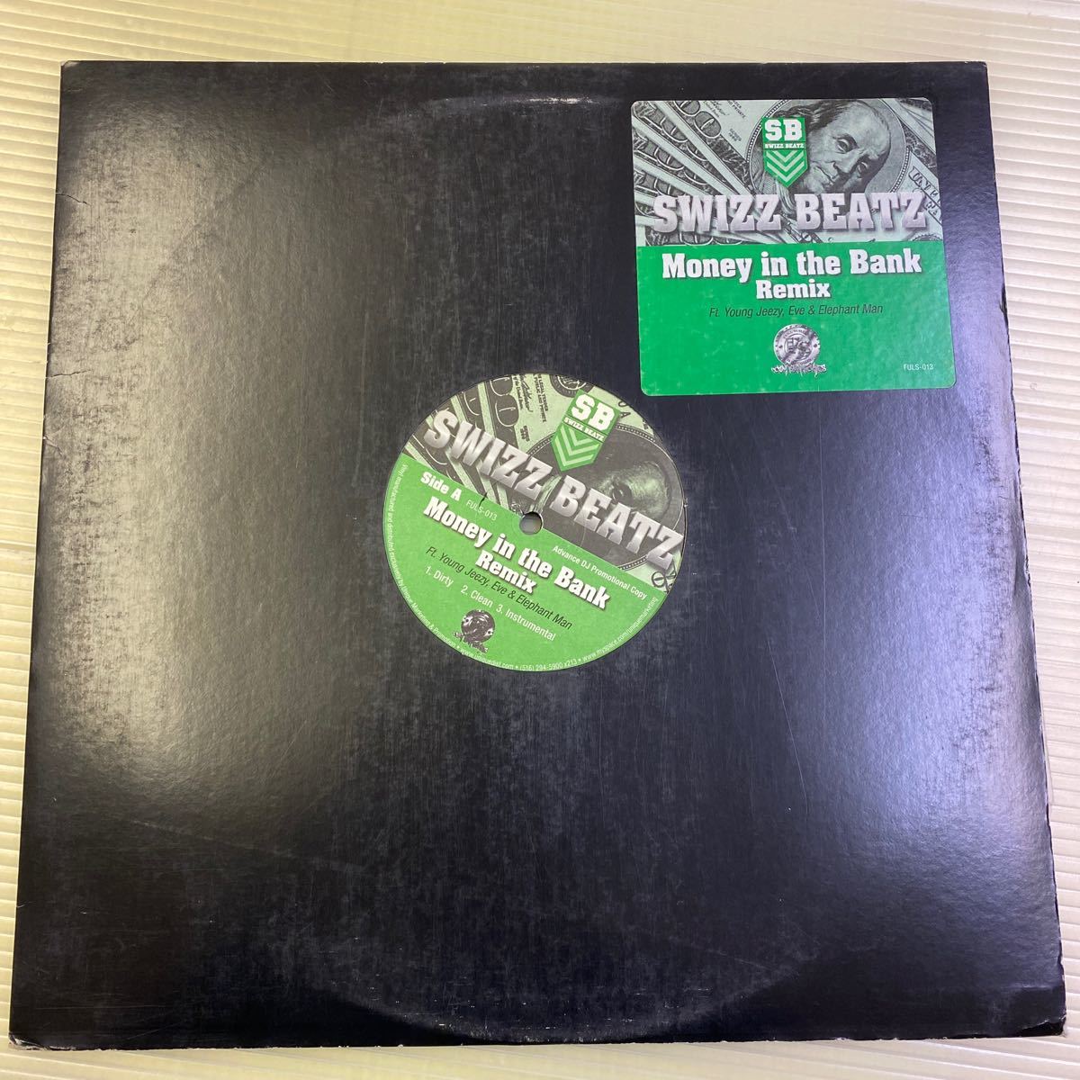【同梱可】 ◎ Swizz Beatz スウィズ・ビーツ ☆ Money In The Bank Remix (12インチ) ☆061101★FULS-013拍卖