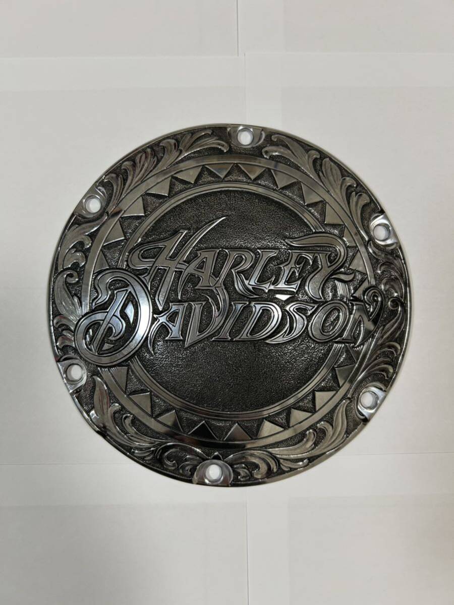 スポーツスター ハーレー ダービーカバーengraving 彫金 ポリッシュ②拍卖