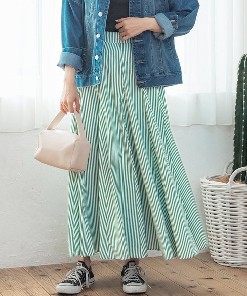 coca★コカ★新品同様★ストライプスカート♪★X338拍卖