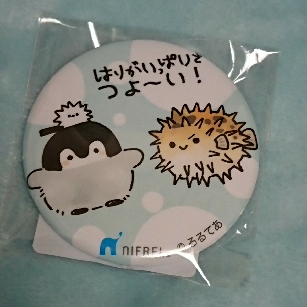 ★コウペンちゃん★ニフレル限定★コウペンちゃんとニフレルの動物たち★缶バッジ★ハリセンボンとコウペンちゃん拍卖