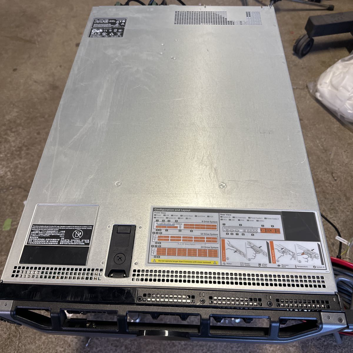 【G6】DELL E26S サーバー XEON E5-2650V3 *2枚 PC4-4GBメモリ*4枚 現状出品 HDD無し OS無し拍卖