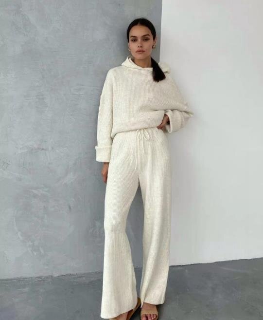 カジュアル ゆったり フード付き スウェット ジャージ レディース 上下セット ルームウェア 欧米風 HE503拍卖