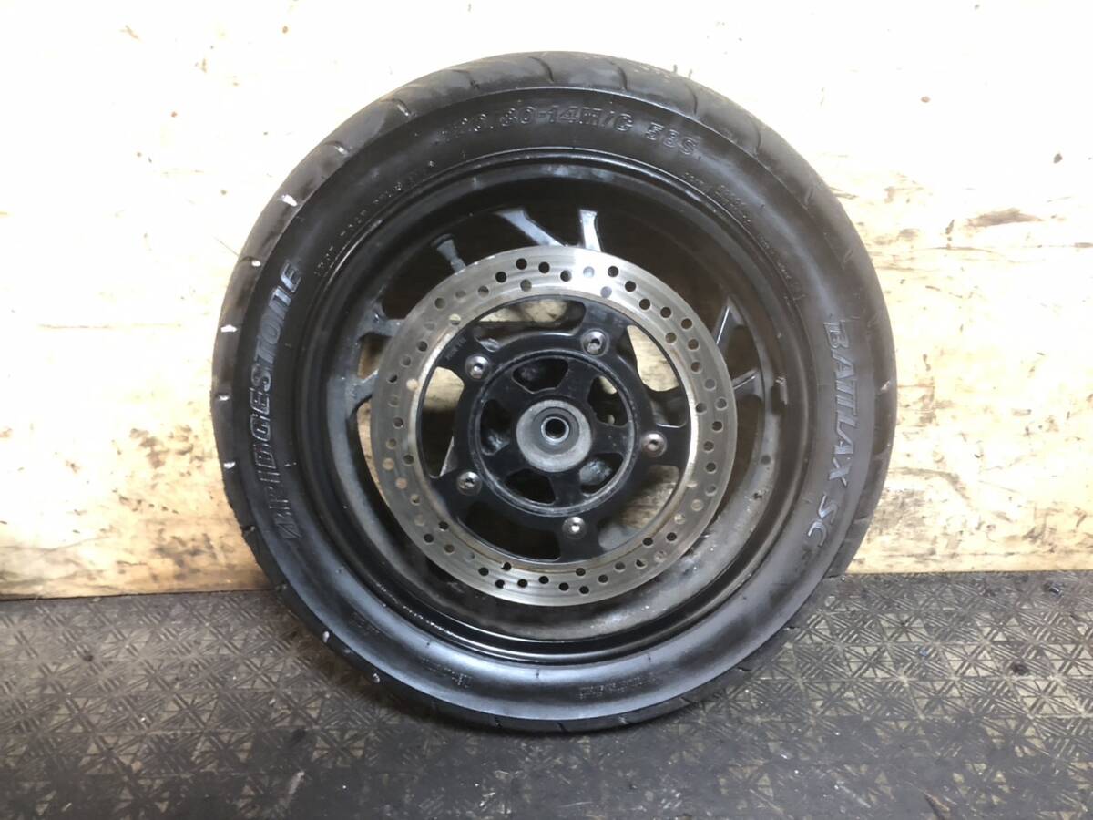 SUZUKI スカイウェイブ CJ44A フロントホイール 神戸発 B126-2拍卖