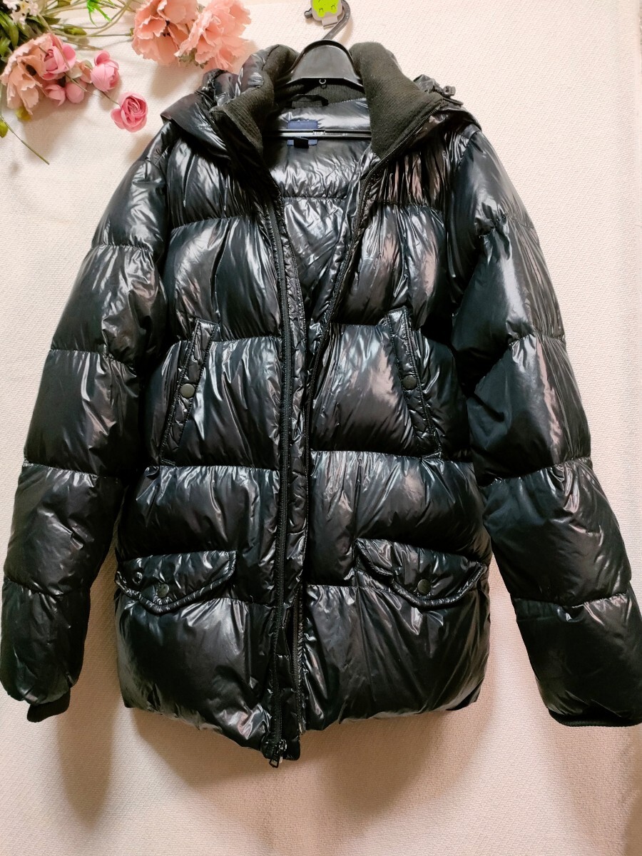 GAP ギャップダウンジャケット L フードファスナー収納可能拍卖