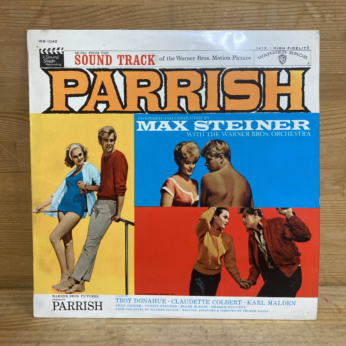 g49■【国内盤/LP】O.S.T. / 「Parrish 二十歳の火遊び」● Werner Bros / WB-1042 / マックス・スタイナー / ジョージ・グリーリー 240326拍卖