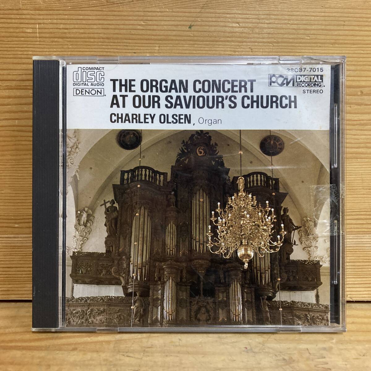 g53■【国内盤/CD】Charley Olsen チャーリー・オールセン / The Organ Concert At Our Saviour's Church ● Denon / 38C37-7015 240327拍卖