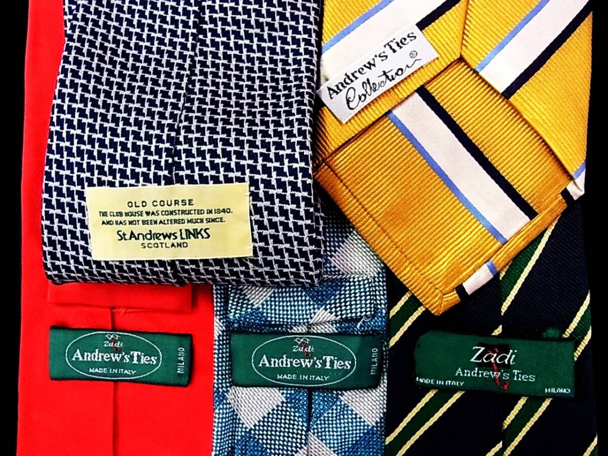 ■即決セール■J1161■ 5本セット全て アンドリューズ タイズ「Andrew's Ties」 ネクタイ■拍卖