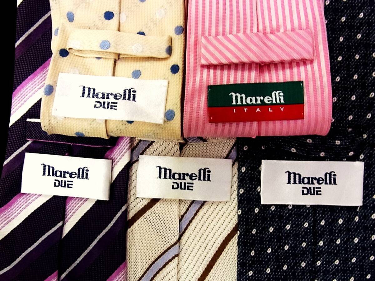 ■即決セール■J1174■ 5本セット全て マレリー「marelli」 ネクタイ■拍卖