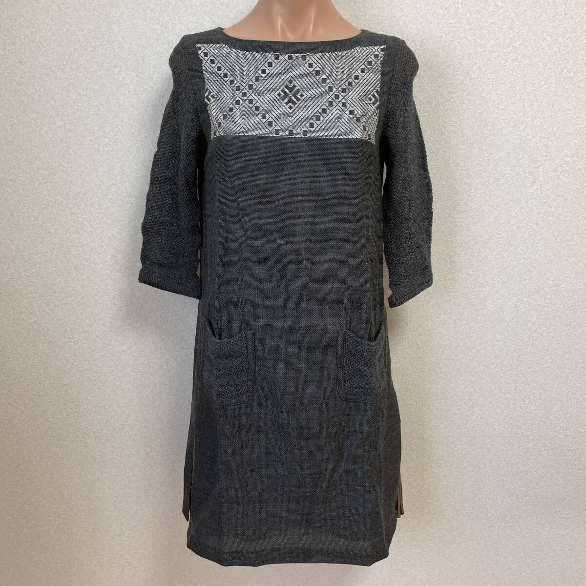 ARTISAN アルチザン 7分袖 ウール混 ワンピース 11拍卖