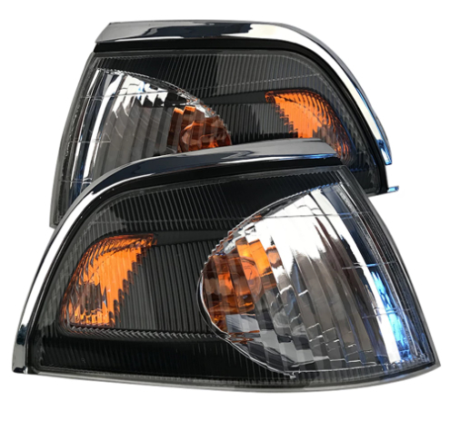 ②【送料無料】工場出荷品 トヨタ ハイエース REGISTUS KCH46 RCH46 1KZTE 1997-1999 シグナルコーナーランプ 黒 白拍卖