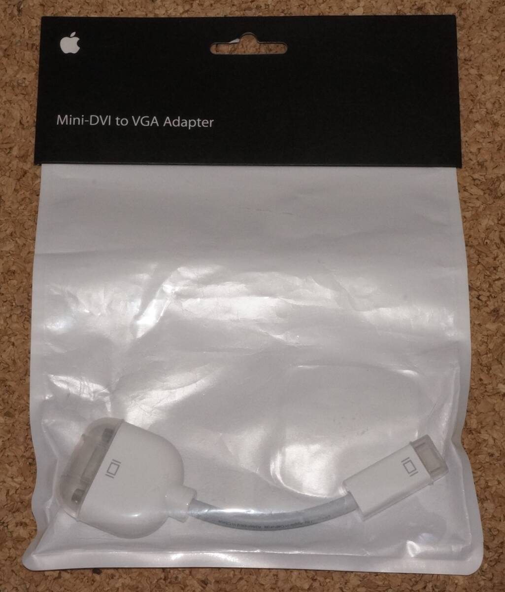 ★新品★Apple 純正 Mini-DVI To VGA Adapter M9320G/A拍卖