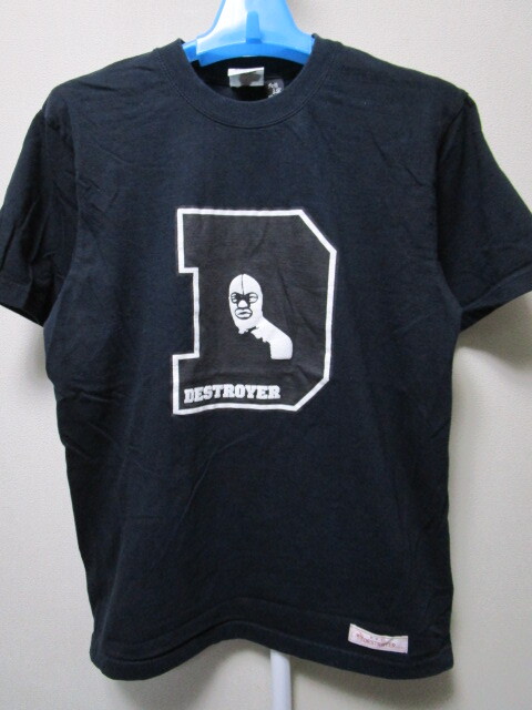 HAOMING 白覆面の魔王 ザ・デストロイヤー 半袖Tシャツ(ハオミンDESTROYERプリントTシャツ)拍卖