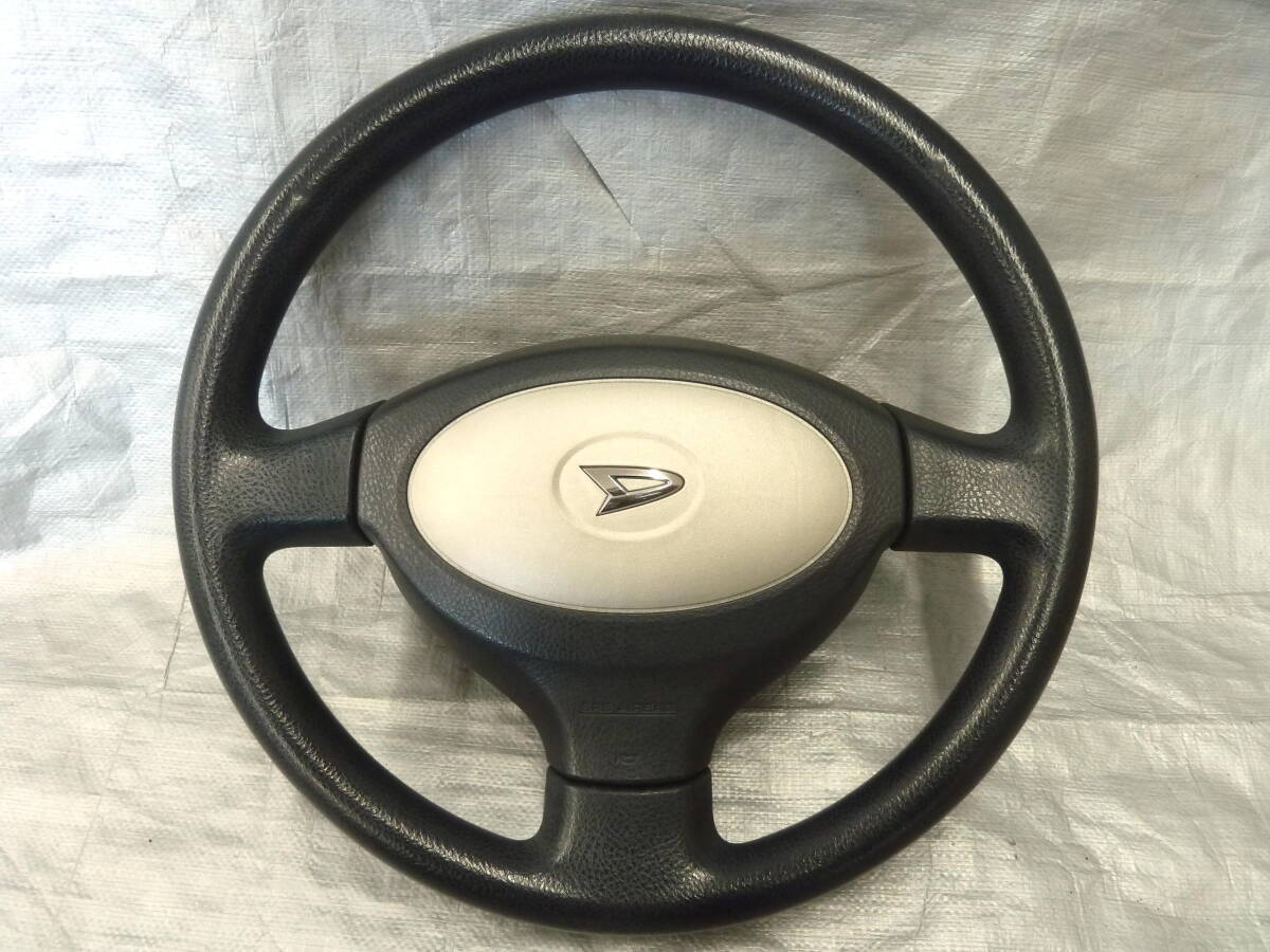●●2403-24L L650S ミラジーノ 純正 ウレタン ステアリング ハンドル ホーンパッド付 インフレーター無し 良品!拍卖