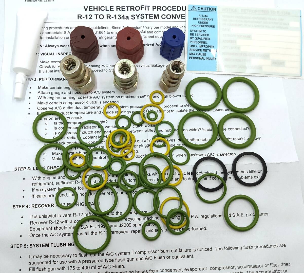 (送料込) ボルボ・サーブ用 A/Cレトロフィットキット R12/R134a【新品】拍卖