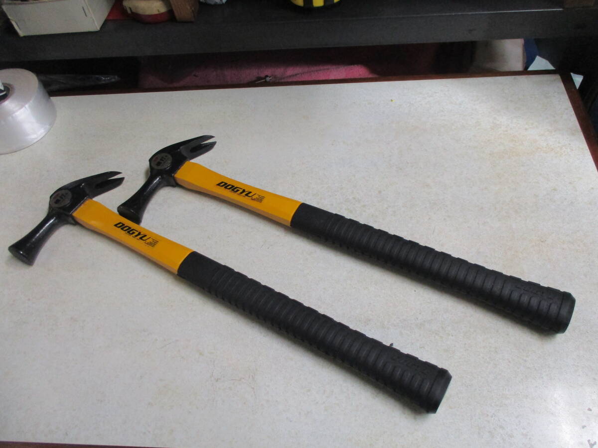 土牛仮わくハンマー グラス柄 新品 すべり止付 横打ち 2ケで¥4600 送料無料拍卖