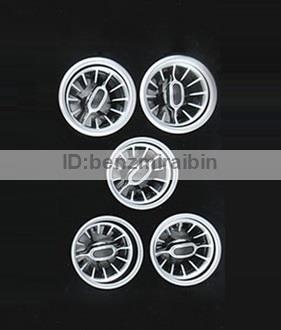 ベンツ C GLC Class W205 X253 2015-2019 インテリア フロント エアコン 吹き出し ユニット 5個 交換 シルバー拍卖