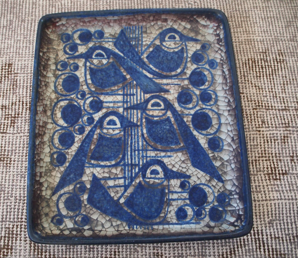 Michael Andersen & Sons ミケル・アナセン ボーンホルム 鳥 皿 北欧 ビンテージ 超美品拍卖