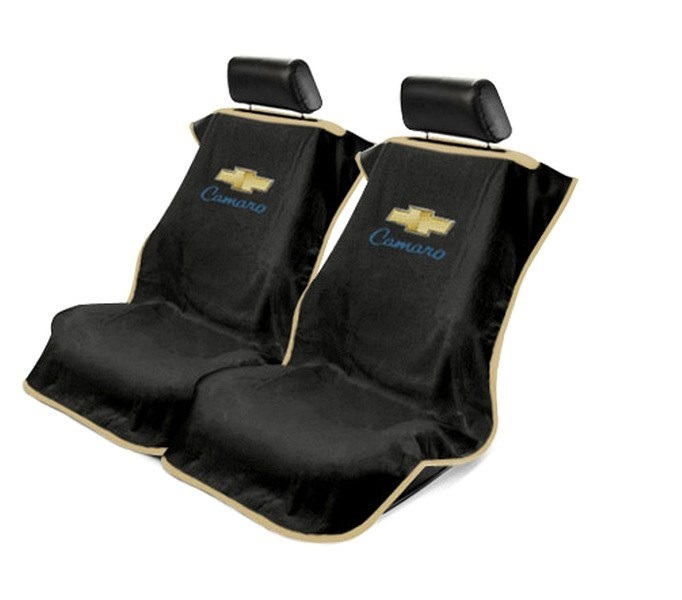シボレー カマロ GT LT SS RS タオル地シートカバー ロゴ入 GMオフィシャル 洗濯可 シ-ト保護 内装 保護 エアロ スポイラー拍卖