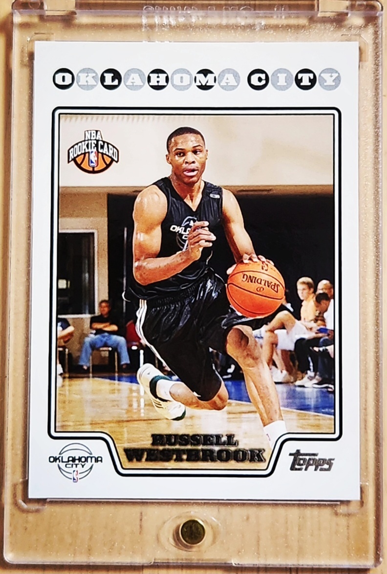 レア Rookie 2008 -09 Topps RUSSELL WESTBROOK RC #199 / ラッセル ウエストブルック OKC (NBA MVP 2017) NIKE JORDAN WHY NOT拍卖