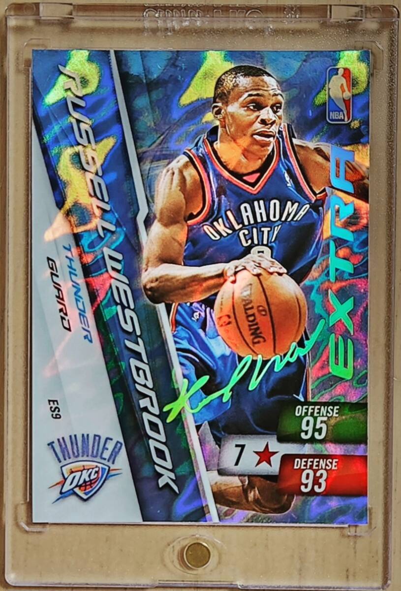 レア 2010 -11 Panini Adrenalyn XL Extra Signature RUSSELL WESTBROOK / ラッセル ウエストブルック (NBA MVP 2017) NIKE JORDAN拍卖
