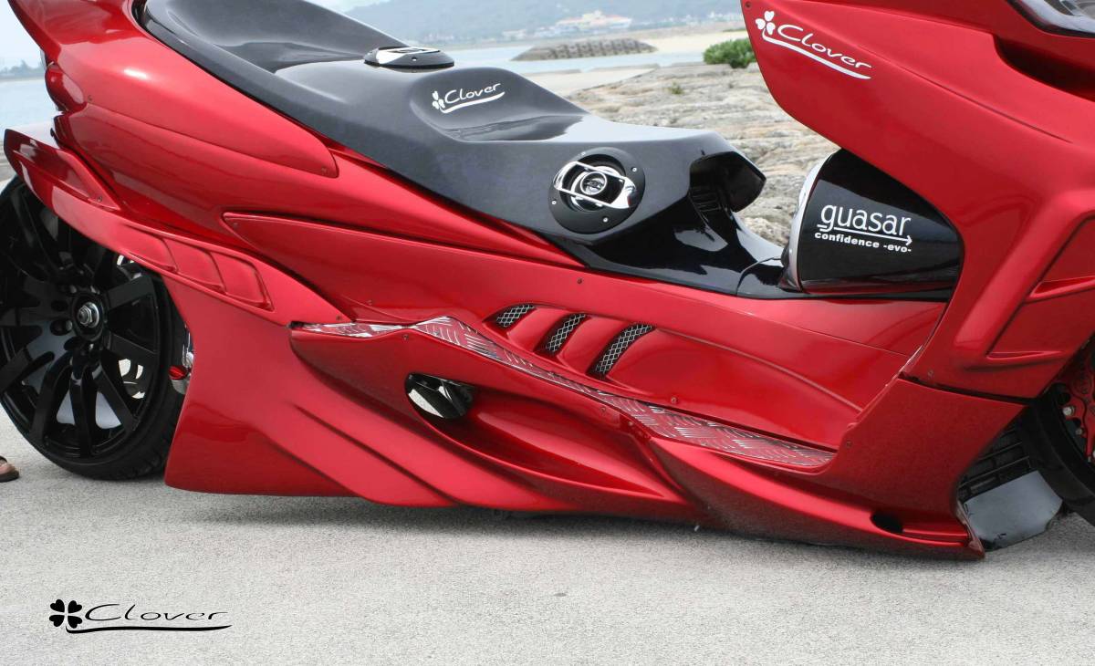 K7・スカイウェイブ・cj44・cj45・cj46用/CLOVER製/ロングアンダーパーツ左右・新品未塗装!拍卖