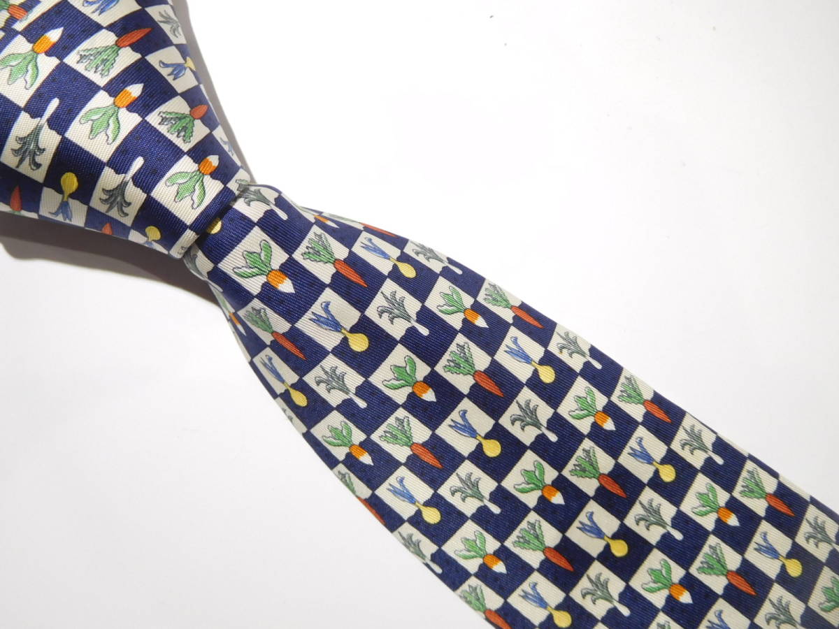 (22)★HERMES エルメス★ネクタイ/14 超美品拍卖