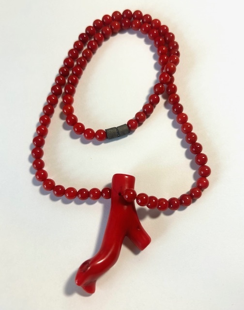 激レア:年代物赤サンゴネックレス拍卖