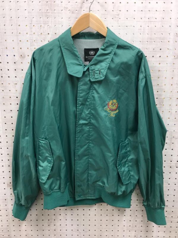 ミスターボブジョーンズ Mr.BOB JOHNES トーナメントツアー ドッグイヤー スイングトップ ハリントンジャケット ブルゾン メンズ M 緑拍卖