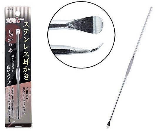 即決【 しっかりめ ステンレス 耳かき 】薄めでしっかりした掻き心地 丈夫 清潔拍卖