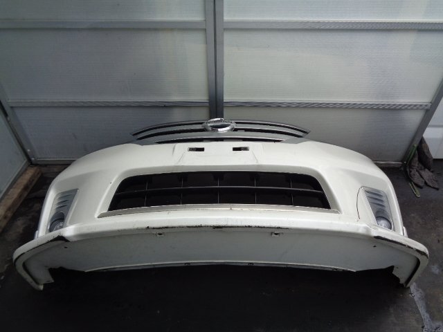 セレナ FNC26 ハイウェイスター フロントバンパー グリル フォグランプ スポイラー付き 純正★送料はシステム上 無料と表示されます拍卖