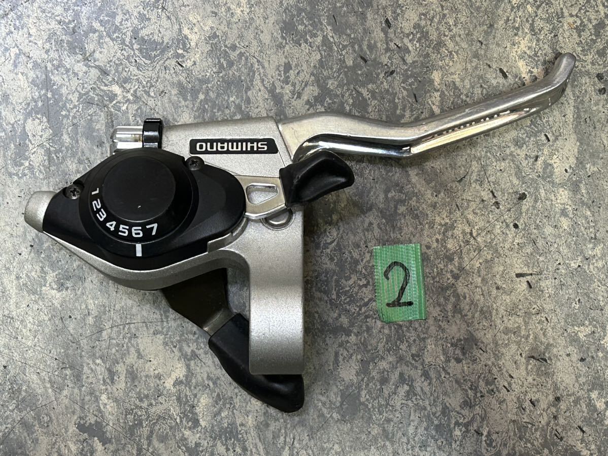 可動品 シマノ『ST-EF20』7速シフト&カンチブレーキ対応一体型右レバー拍卖