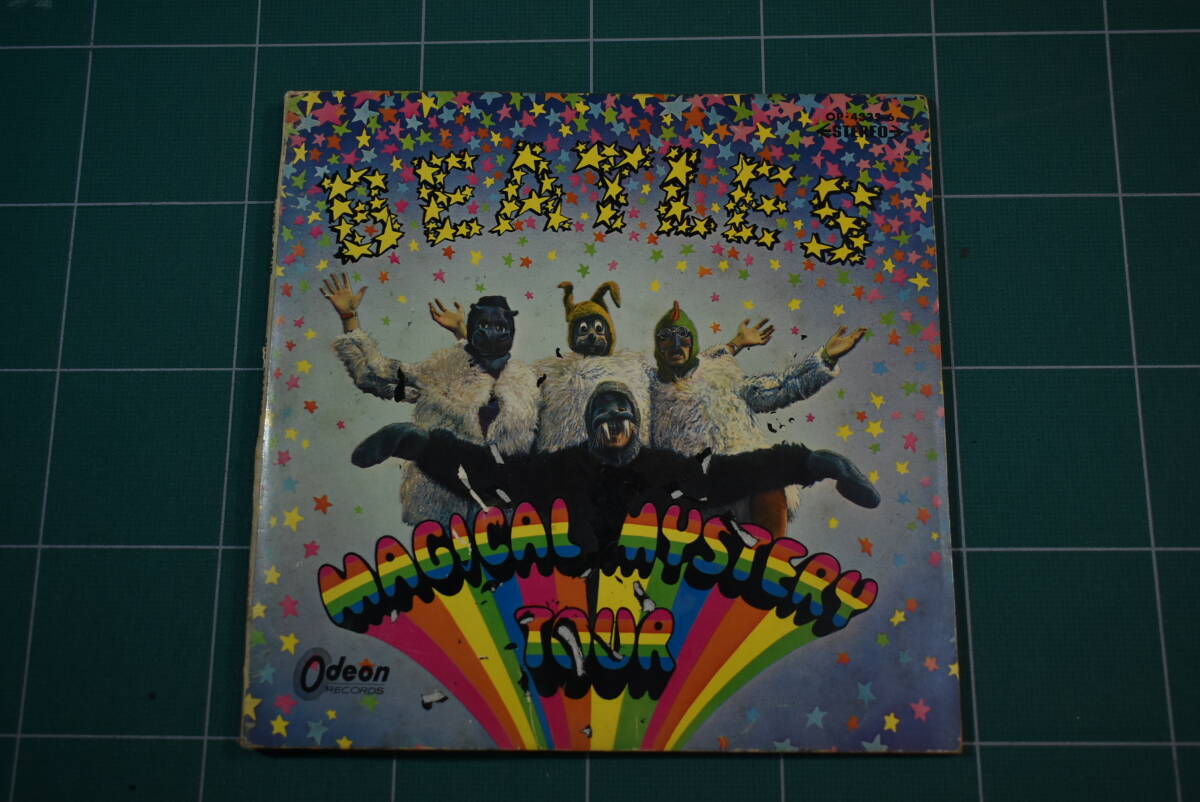 Qm165 The BEATLES MAGICAL MYSTERY TOUR INDUSTRIES Mark JAPAN Used odeon OP-4335 ビートルズ マジカルミステリーツアー 60サイズ拍卖