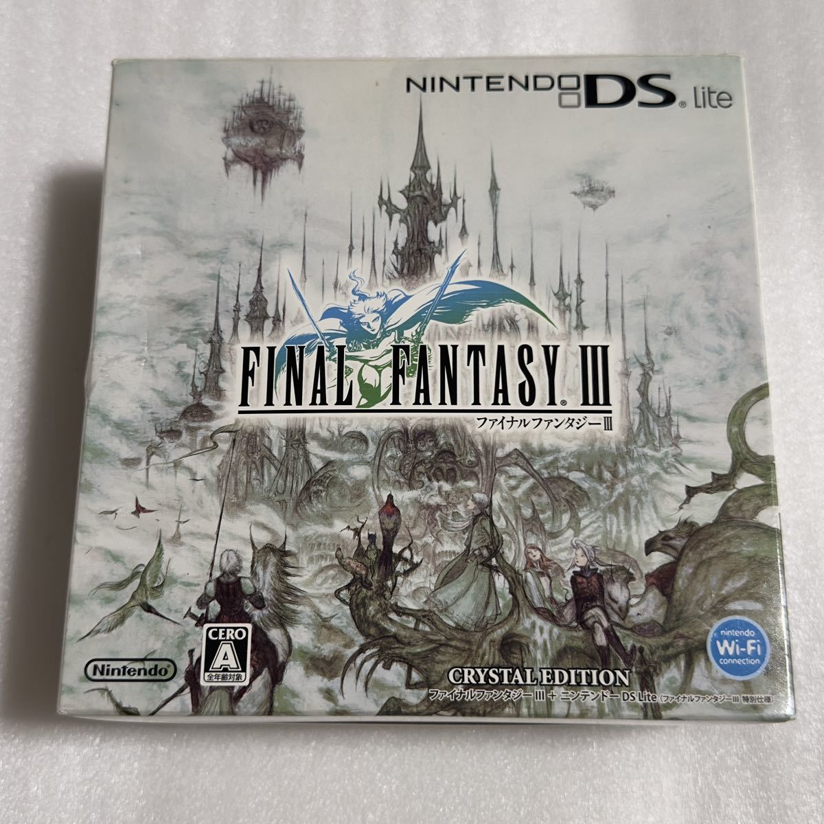 ファイナルファンタジーⅢ クリスタルエディション ファイナルファンタジーⅢ+ニンテンドーDS lite 特別仕様 ②拍卖
