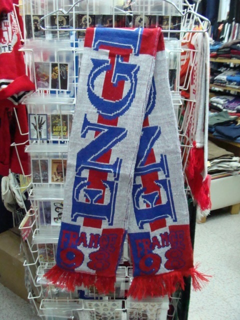 90s 1998年W杯フランス大会 イングランド代表 スカーフ マフラー (127×17) サッカーマフラー 拍卖