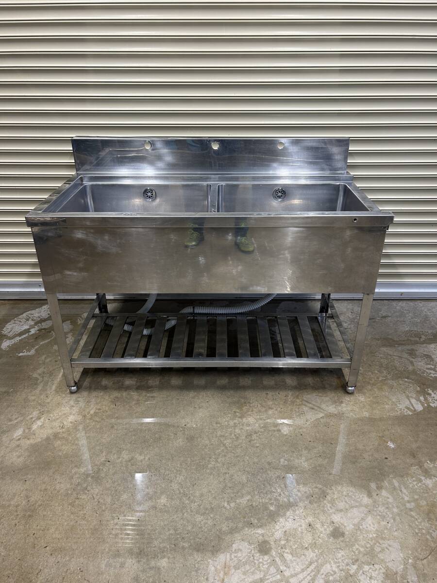 s240221-2 二槽シンク 1295x700x825(150) 拍卖