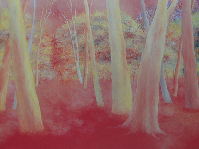 高野恭子、【春の音(おと)】、希少な額装用画集より、美品、新品額装付、インテリア、春、桜拍卖