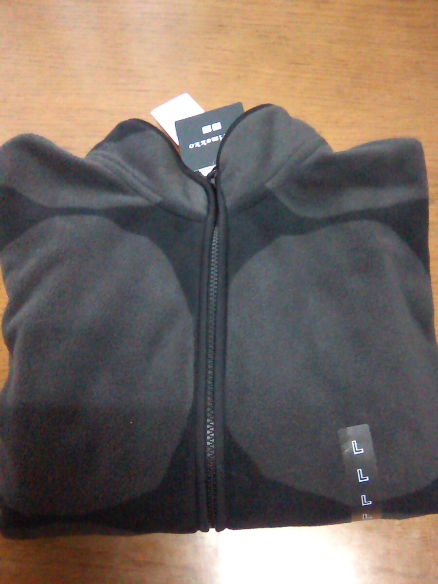 新品★ユニクロとマリメッコのコラボ★フリースジャケット★L★黒拍卖