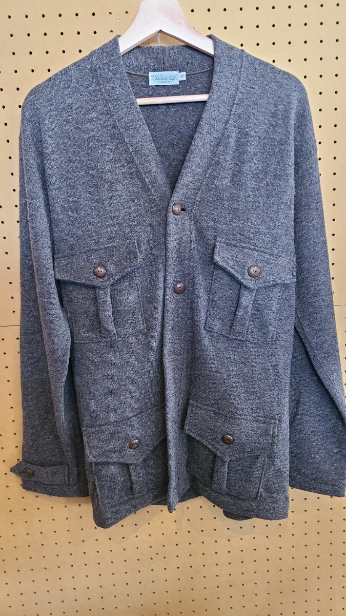 heller's cafe へラーズカフェ/ ニット カーディガン/ウール/werahouse ウエアハウス/40拍卖