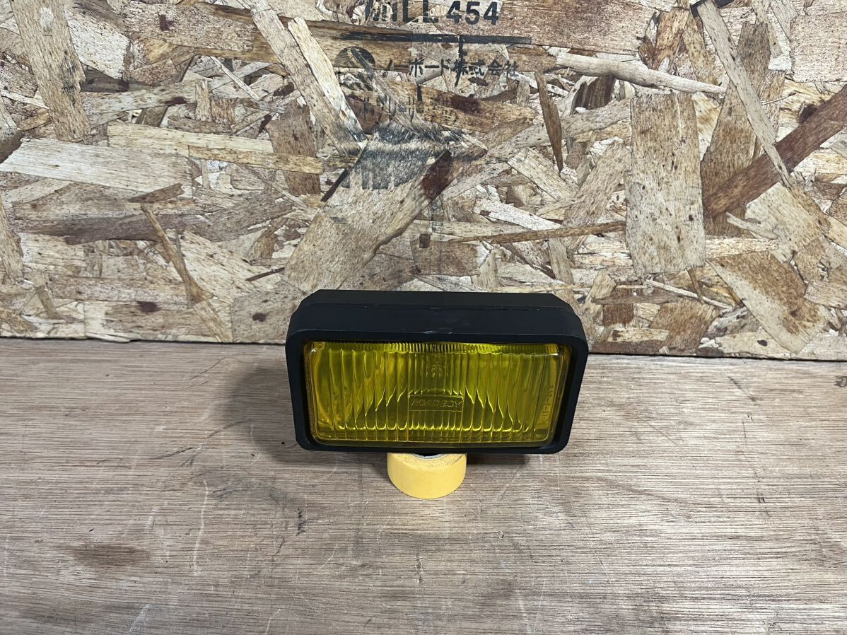 レア! 当時物!! 角形 イエロー フォグランプ 黄色 角型 ライト ゼファー400 XJR バリオス ZRX GS バブ CBX CBR Z2 FX GPZ カフェ旧車會1拍卖