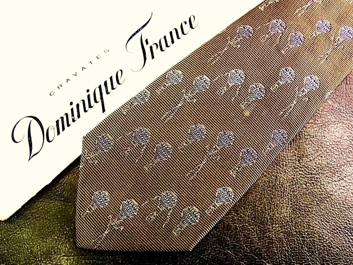 ●bv1262●良品●ドミニクフランス「気球」【Crown/クラウン】最高級 ネクタイ(ドミニックフランス)拍卖