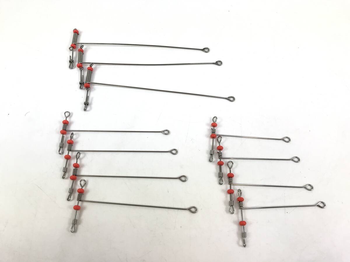 【中古】ステン片天秤 大中小サイズアソート キス カレイ ハゼ釣りに #240325-1拍卖