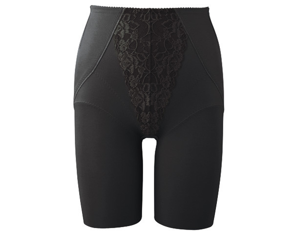 シャルレ★ ドゥバンナ ガードル★ セミロング★ 82 ブラック★ FE194 華やか補整★ 美尻ガードル★ 新品★ 高級下着★ 激安★拍卖