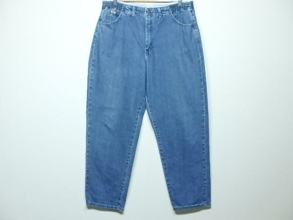 LEE 上質! デニムイージーパンツ ストレッチ ジーンズ リラックス ビッグサイズ 36拍卖