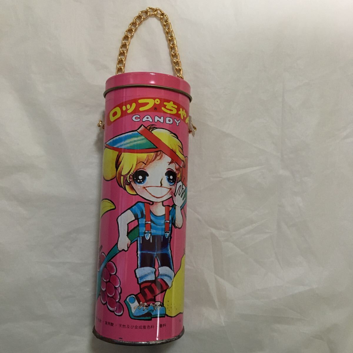 ●佐久間製菓●ロップちゃんキャンディー●ブリキ缶●当時物●激レア●拍卖