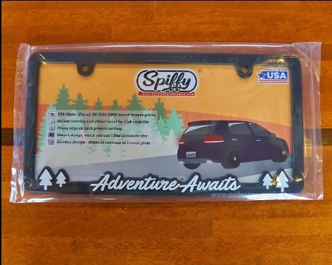 Adventure Awaits ライセンスプレートフレーム ナンバーフレーム拍卖