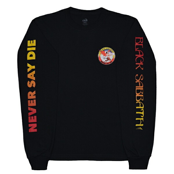 BLACK SABBATH × LAKAI ブラックサバス × ラカイ Never Say Die ロングスリーブTシャツ BLACK Sサイズ オフィシャル拍卖