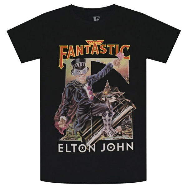 ELTON JOHN エルトンジョン Captain Fantastic Tシャツ Lサイズ オフィシャル拍卖
